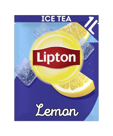Buy Lipton Iced Tea Powder Lemon - 18 Sachets for Refreshing Self-Preparation | Perfect Summer Beverage - Buy Online on GoSupps.com