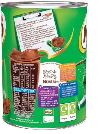 Milo Instant Malt Chocolate Drinking Powder Tin - 400g (Pack of 5) - Buy Online on GoSupps.com