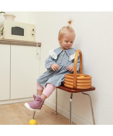 LACOFIA Toddler Winter Snow Boots - Anti-Slip, Waterproof & Warm - Size 5 UK Child - Purple - Buy Online on GoSupps.com