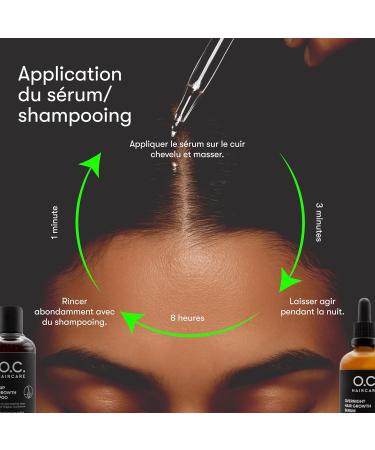 Overnight Hair Growth S rum - S rum capillaire en cas de chute de cheveux - Avec romarin panth nol et aloe vera - Favorise la croissance des cheveux - Alternative naturelle au minoxidil - Buy Online on GoSupps.com