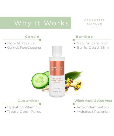Georgette Klinger Bamboo Exfoliating Face Scrub - 4.2 oz 4.2 Fl Oz (Pack of 1) - Buy Online on GoSupps.com