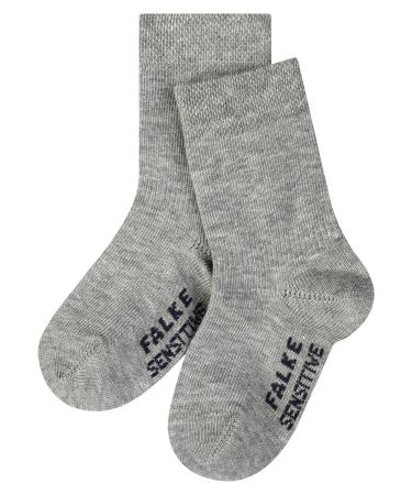 FALKE Unisex Baby Cotton Soft-Top Socks With Gentle Grip On Leg With Elasticated ZOne In Ankle Area For A Better Fit Blue Pink More Colours 1 Pair Sensitive 6-12 Months Grey (Light Grey 3400) new - eco-friendly