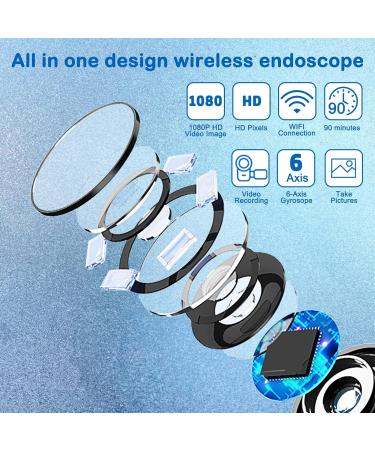 Ear Wax Removal Kit with 8 Pcs Ear Cleaner & 1080P HD Waterproof Ear Camera - Ear Cleaning Tool for iPhone, iPad, Android - Otoscope with Light - Buy Online on GoSupps.com