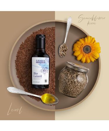 Buy Sannis Organic Sunflower Seeds 320g - Peel & Unsalted Rich in Vitamin E Gluten-Free Perfect for Topping & Baking - Controlled Organic Cultivation - Buy Online on GoSupps.com