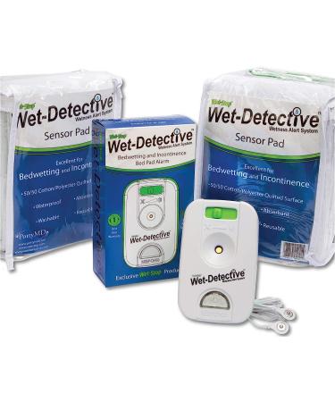 Wet Detective Bedwetting Kit - Incontinence Alarm System with 2 Sensor Pads - Buy Online on GoSupps.com