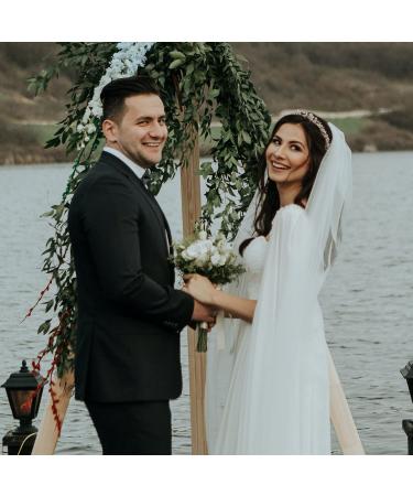 Cinaci French Plastic Hair Combs for Weddings - 23 Teeth Hair Clips DIY Headdress & Bun Holder - Stylish Accessories for Brides & Women - Buy Online on GoSupps.com