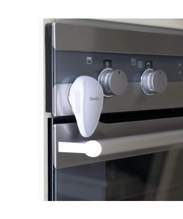 Beego oven child protection child lock stove stove protection child locking baby and child safety stove protection for babies & toddlers simple installation 1x lock - white - Buy Online on GoSupps.com