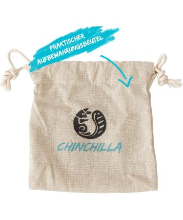 Chinchilla Massage Belt | Luffa Sponge & Cotton Back Scrubber | Body Peeling & Gentle Massage | Compact Body Brush for Shower & Wellness | Includes Storage Bags - Buy Online on GoSupps.com