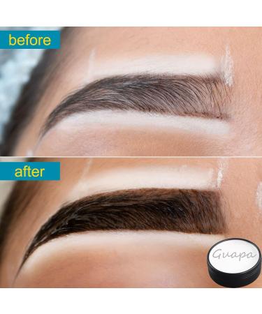 Eyebrow White Mapping Paste for Permanent Makeup - 20g Cream Tool for Brow & Lip Shaping (Black Tin - Buy Online on GoSupps.com