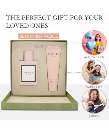 Gucci Bloom Eau De Parfum and Scented Lotion Gift Set Perfume for Women 1.6 oz and Perfumed Lotion for Women 1.6 oz 0.08 Fl Oz (Pack of 2) - Buy Online on GoSupps.com