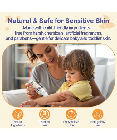 Magnesium Roll-On for Kids with Dead Sea Magnesium Chloride Calming Routine & Muscle Comfort Support Fast-Absorbing Non-Greasy with Chamomile & Aloe 3.38 fl oz - Buy Online on GoSupps.com