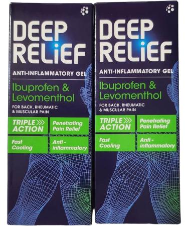 Deep Relief Gel Anti Inflammatory Gel Effective for Pain Relief Rheumatic Pain Back Pain Relief Muscle Pain Relief 30g (Pack of 2) - Buy Online on GoSupps.com