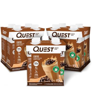 Quest Protein Shake Bundle - Chocolate (Pack of 12) and Coffee (Pack of 12) - Buy Online on GoSupps.com