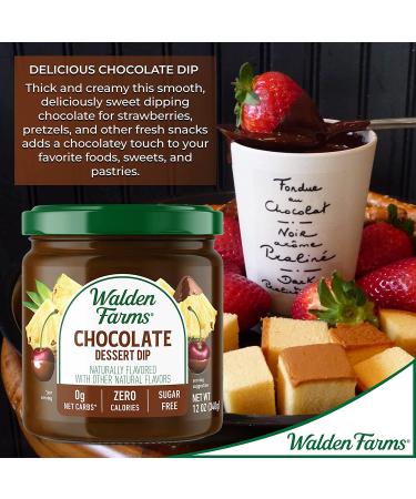 Walden Farms Calorie-Free Chocolate Dip 12oz - Pack of 1 - Buy Online on GoSupps.com