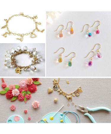 Alexcraft 14k Gold Plated Jump Rings 900PCS - Strong Gold Open Jump Rings Bulk for Jewelry Making - Necklace Bracelet Earrings - 4/6/8/10mm - Buy Online on GoSupps.com