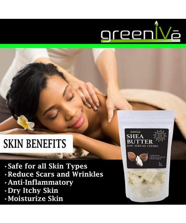 GreenIVe 100% Pure Shea Butter Raw - 8 oz Jar | Exclusively on Amazon - Buy Online on GoSupps.com