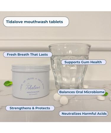 Mouthwash Tablets - Alcohol-Free Eco-Friendly Travel-Friendly with Nano-HA & Green Tea for Fresh Breath and Enamel Protection - 124 Tablets (Refill) 1.76 Ounce (Pack of 1) Refill - Buy Online on GoSupps.com