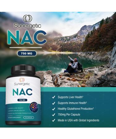 Premium NAC Supplement 750mg - Liver Support, Immune Health - 90 Capsules - Buy Online on GoSupps.com