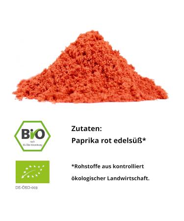 Buy Organic Sweet Paprika Powder from Spain - Spicebar 80g - Premium Ground Paprika in Professional Shaker - Buy Online on GoSupps.com