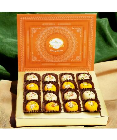 Ghasitaram Gifts Diwali Gifts Diwali Sweets Sugarfree Sweets - Mawa Peda Box 400 GMS