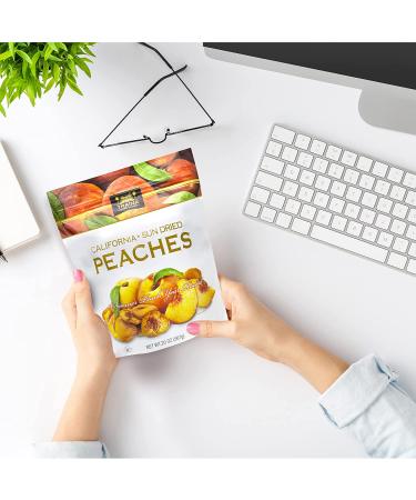 Traina Home Grown California Sun Dried Peaches - Natural & Healthy Snack (20 Oz) - Buy Online on GoSupps.com