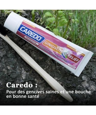 Dentifrice CAREDO pour la gingivite soin r parateur des gencives traitement des gencives saignantes et gonfl es traitement des gencives sensibles traitement de la gingivite pour adultes 100 g - Buy Online on GoSupps.com