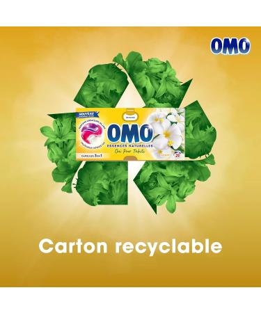OMO - Liquid laundry detergent in 3 in 1 capsules Yes for Tahiti - 87 washes - Monoi - sparkling cleanliness & long-lasting fragrance - Buy Online on GoSupps.com