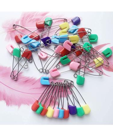 100 Pieces Diaper Pins 2.2 inch Baby Safety Pins Long Plastic Head Safety Pin with Locking Closures Plastic Head Cloth Diaper Pins Stainless Steel Nappy Pins Plastic Head Safety Pin - Buy Online on GoSupps.com