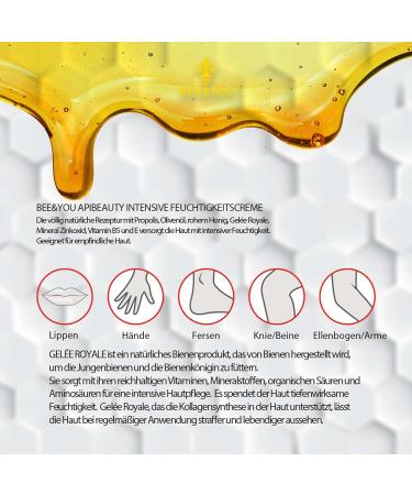 Shop Bee & You Propolis Ointment Moisturizer 15ml Natural Skin Relief with Vitamins B5 & E Gel e Royale Honey & Mineral Zinc for All Skin Types - Buy Online on GoSupps.com