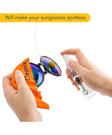 Alcohol Free Glasses Cleaner Kit (Set of 3) with (3) Microfiber Cloths - Eyeglass Cleaning Spray Bottle - Lens Cleaner in a Travel Kit - Also for Computer and Laptop Screens - Safe For All Lenses 60 ml (Pack of 3) - Buy Online on GoSupps.com
