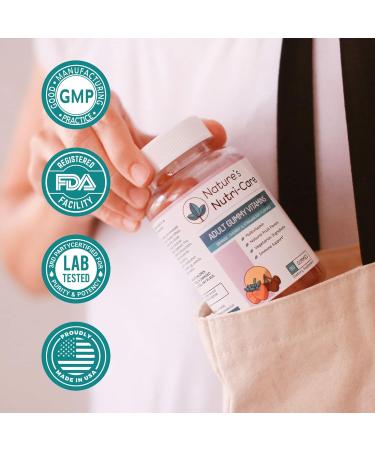 Nature's Nutri-Care Gummy Vitamins - Multivitamins for Women and Men - Vegetarian Chewable Supplements - Made in USA - 60 Servings - Buy Online on GoSupps.com