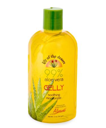 Lily of the Desert Aloe Vera Gelly Bottle, 12 Ounce Aloe Vera 12 Ounce (Pack of 1)