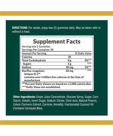 Nature's Bounty Probiotic Gummies for Immune Health & Digestive Balance - 60 Gummies - Buy Online on GoSupps.com
