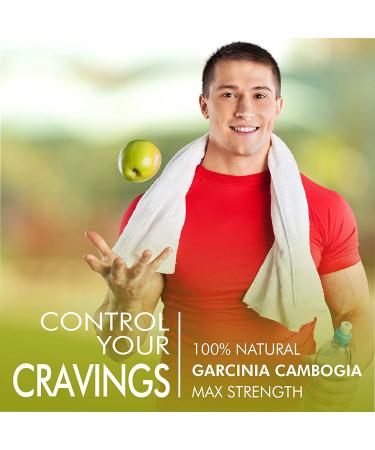 Max Strength 100% Pure Garcinia Cambogia Extract with 95% HCA - Carb Blocker for Women & Men - Made in USA - 60 Veggie Capsules - Buy Online on GoSupps.com