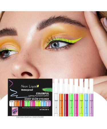 Eyeliner liquide pour les yeux - Brille longtemps dans l'obscurit - Crayon eye-liner imperm able - Pour voyage d'affaires maison ext rieur cole Halloween No l utilisation quotidienne - Buy Online on GoSupps.com