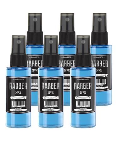 Marmara Barber Cologne - Best Choice of Barbers and Traditional Shaving Fans No:2 Series (50ml x 6 Bottles) - Buy Online on GoSupps.com