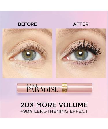 L'Oreal Paris Lash Paradise Mascara - Voluptuous Volume, Intense Length, Feathery Soft Lashes - No Flaking, Smudging, or Clumping - Mystic Black 0.25 Fl Oz - Buy Online on GoSupps.com