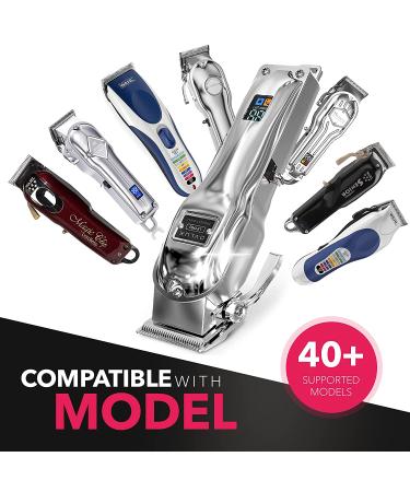 OVLUX 12-Piece Professional Hair Clipper Guard Set - Premium Metal Attachment Combs for Barber Clippers - Left & Right Ear Combs Included - Buy Online on GoSupps.com