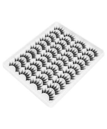Soft Long Dense False Eyelashes for Charming Eye Makeup 20 Pairs (06)