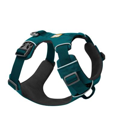RUFFWEAR Front Range Reflective Padded No Pull Dog Harness Size XS Tumalo Teal X-Small