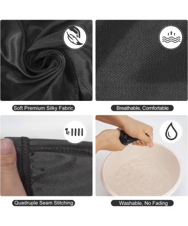 3PCS Silky Wave Caps for Men - Good Compression Caps for Wavers - Blakc - Buy Online on GoSupps.com