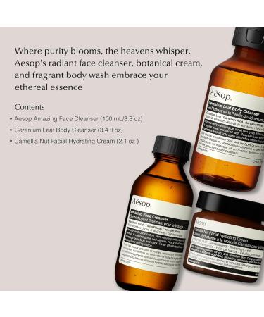 Aesop Face and Body Care Kit - Paraben-Free Vegan Cleanser & Moisturizer | International Shipping - Buy Online on GoSupps.com