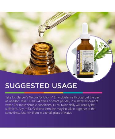 Dr. Garber's Enviro Defense Oral Drops - Allergy Protection & Immune Support - 60ml - Buy Online on GoSupps.com