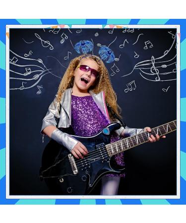 Jexine 12-Piece Blue Tinsel Wrapped Ponytail Headbands with Feathers - Women & Girls Hair Accessories - Buy Online on GoSupps.com