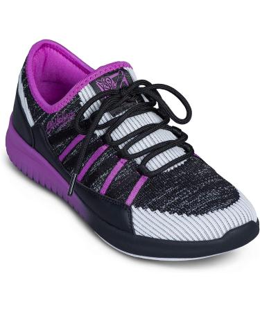 KR Strikeforce Jazz Black/Purple Women's Bowling Shoe | Lightweight and Comfortable | Size 7.5 - Buy Online on GoSupps.com