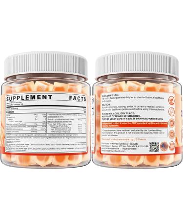 Citicoline 1000mg, CDP Choline Gummies & Phosphatidylserine 300mg, Brain Supplement for Memory and Focus w/ Lion's Mane Mushroom, Omega-3, Methylfolate, Vitamin B6 & B12, Vegan Non-GMO,Sugar Free,60ct - Buy Online on GoSupps.com