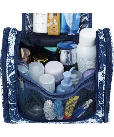 Blue Lotus Large Travel Hanging Toiletry Wash Bag for Women | Makeup Cosmetic Organizer - Buy Online on GoSupps.com