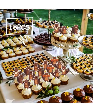 S-Cp-0060 Ice Cream Fruit Dessert Cupcake Topper Colorful Glitter Happy Birthday Sensory Pop Game Theme Decor Supplies Baby Shower Boys Girls Birthday Party Decorations - Buy Online on GoSupps.com