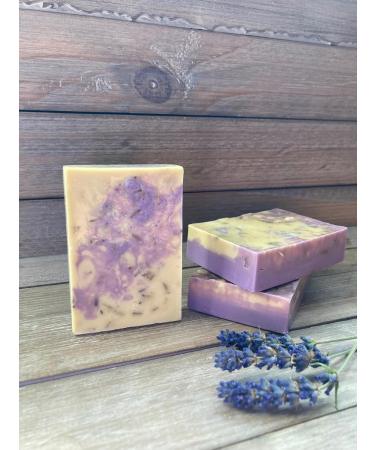 Lavender Lemon Bar Soap - Handmade Bath Soap for Skin Care | Natural & Homemade Soap - Buy Online on GoSupps.com