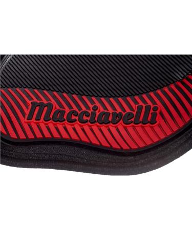 Macciavelli Fitness Grip Pads for Pull-Ups & Bodybuilding | Maximum Grip Alternative to Fitness Gloves - 1 Pair Red/Black M - Buy Online on GoSupps.com